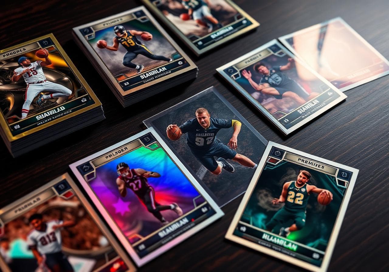 Premium sports trading cards